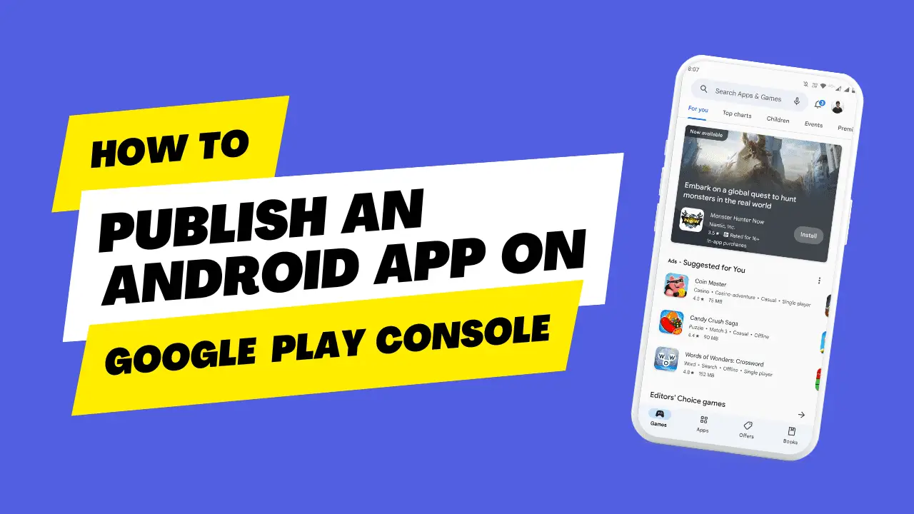 how to publish an android app on google play console